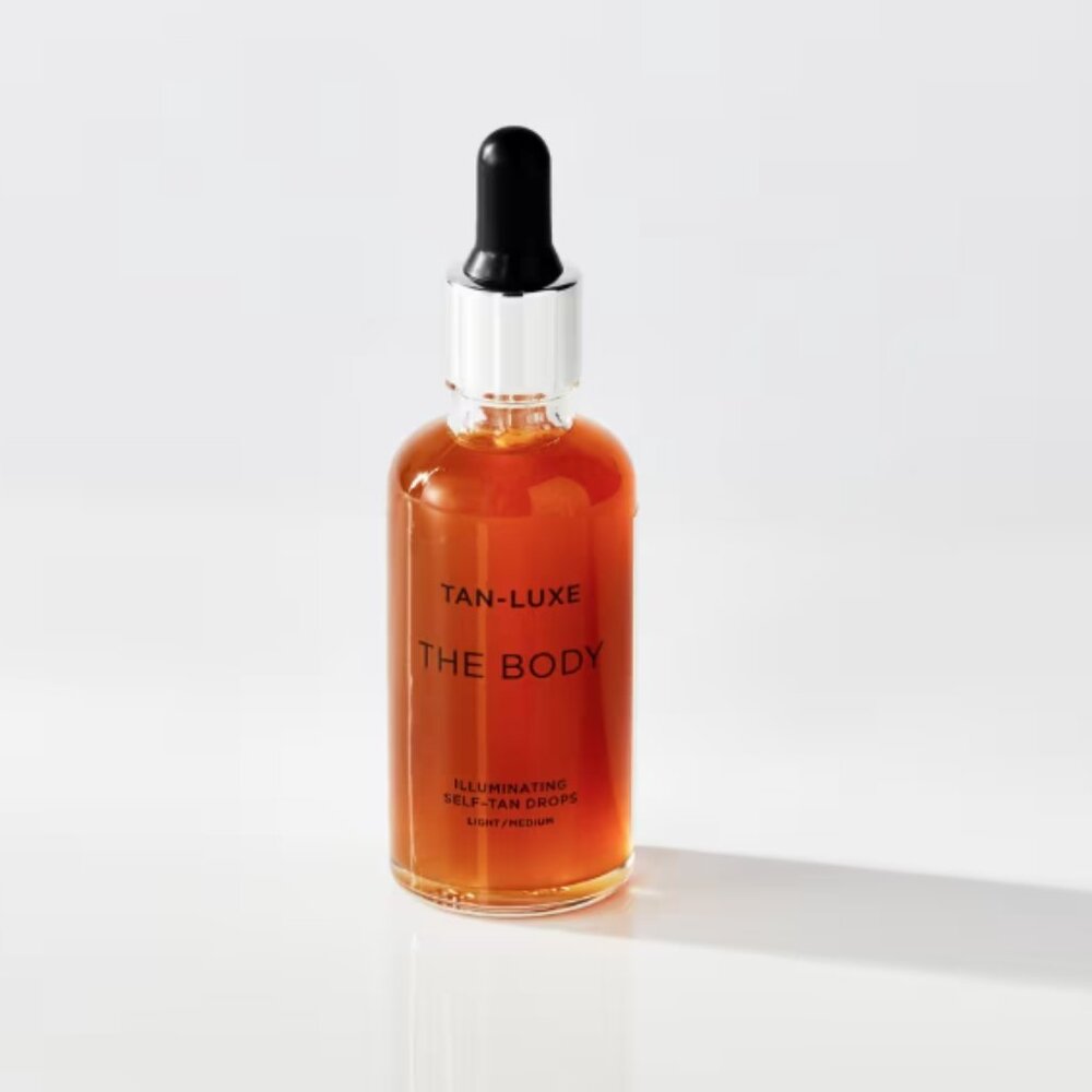 NWT Sealed  LIGHT/MEDIUM Tan-Luxe The Body Illuminating Self Tan Drops 1.01 oz